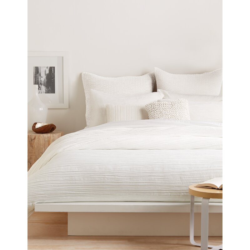 Dkny City Pleat Single Duvet Cover Reviews Wayfair