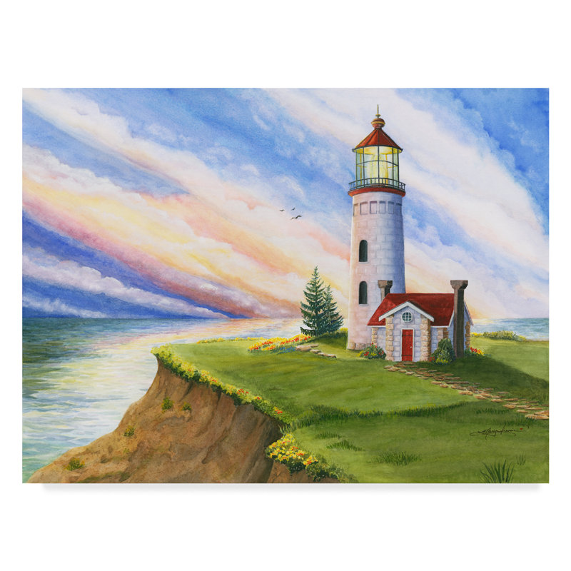 Winston Porter Lighthouse Dreams Acrylic Painting Print On