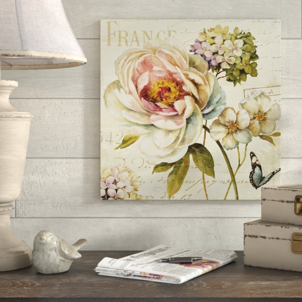 Ophelia & Co. Marche De Fleurs III by Lisa Audit - Wrapped Canvas Print ...