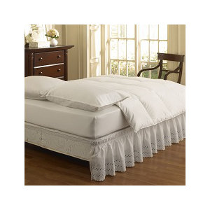 Ettore Wrap Around Eyelet Ruffled Bed Skirt
