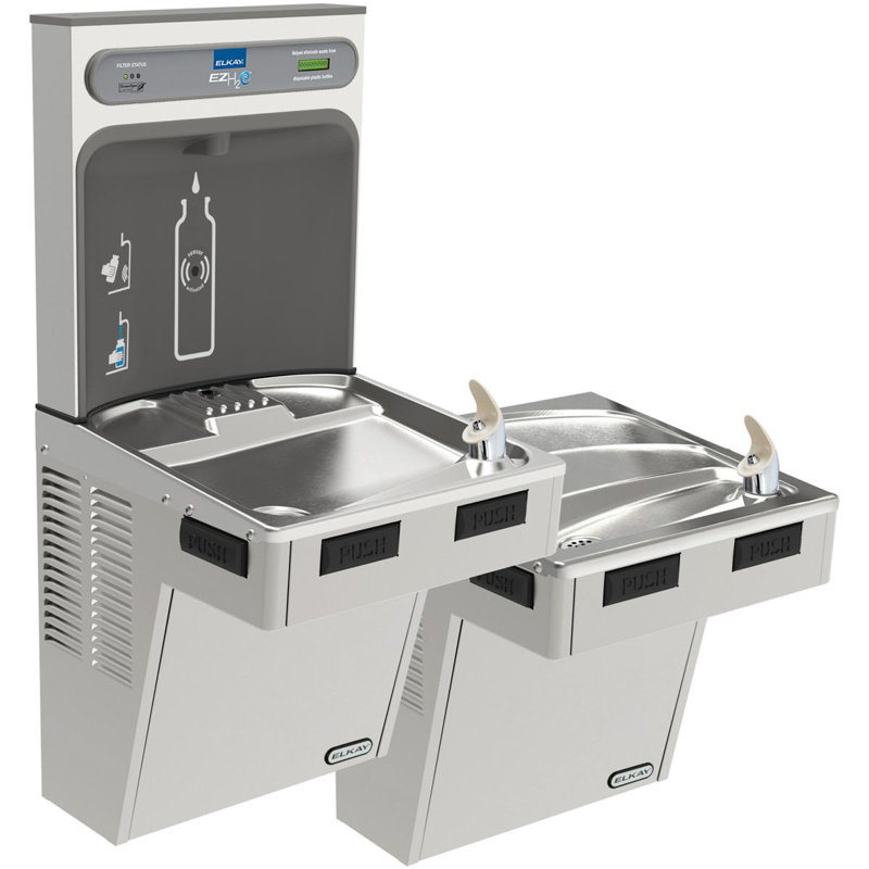 Elkay Filtered Ezh2o Wall Mount Bottle Filling Station Wayfair