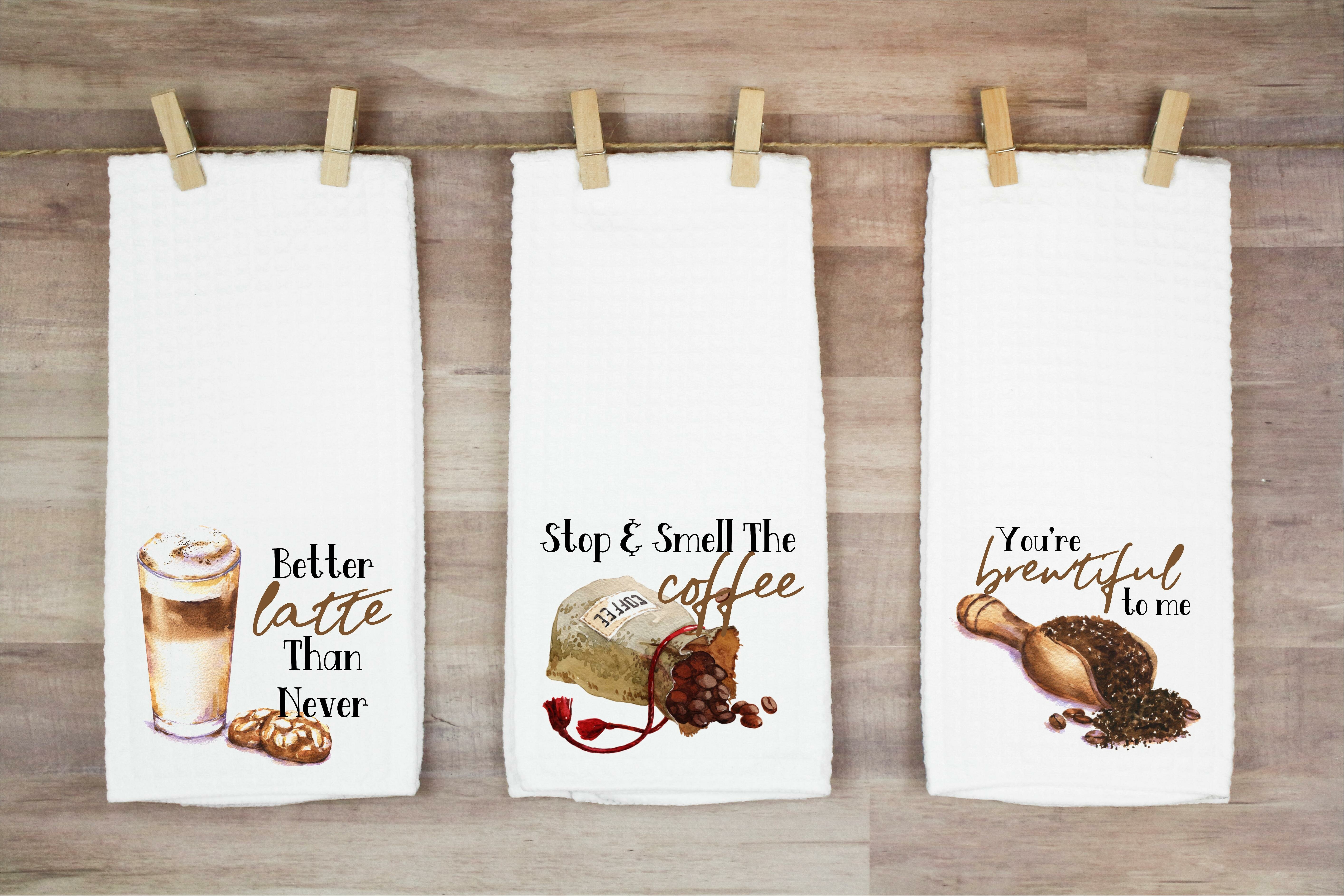 coffee kitchen towels