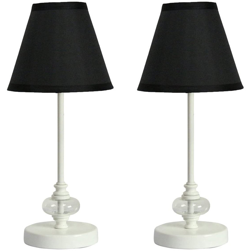 matte white table lamp