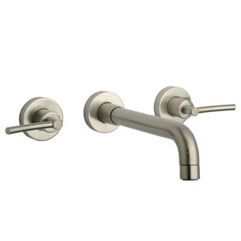 Kingston Brass French Double Handle Wall Mounted Tub Spout Wayfair