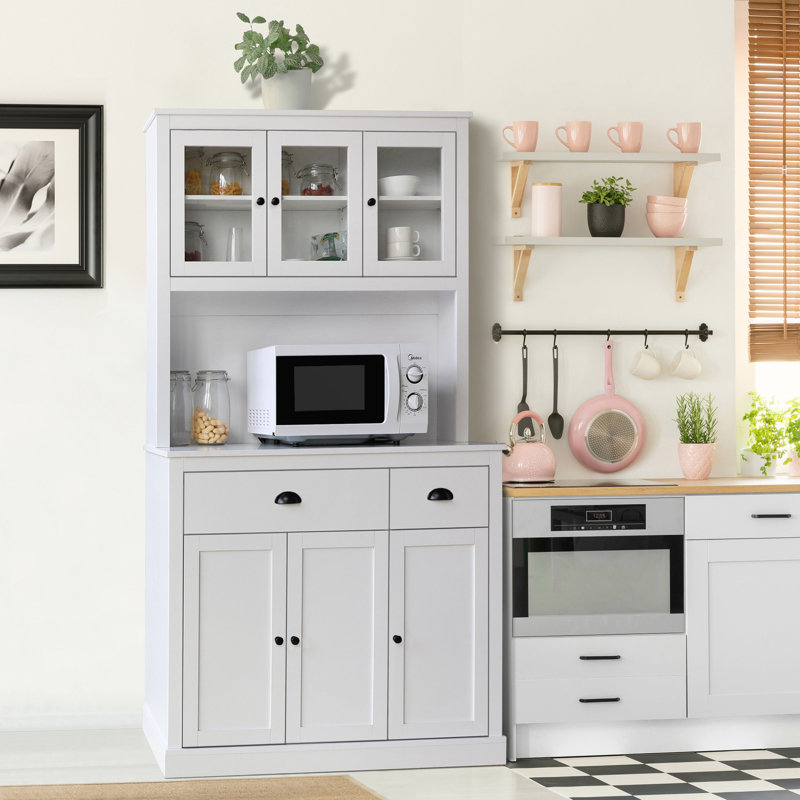 ( incomplete)Amelien 70'' Kitchen Pantry Finish: White