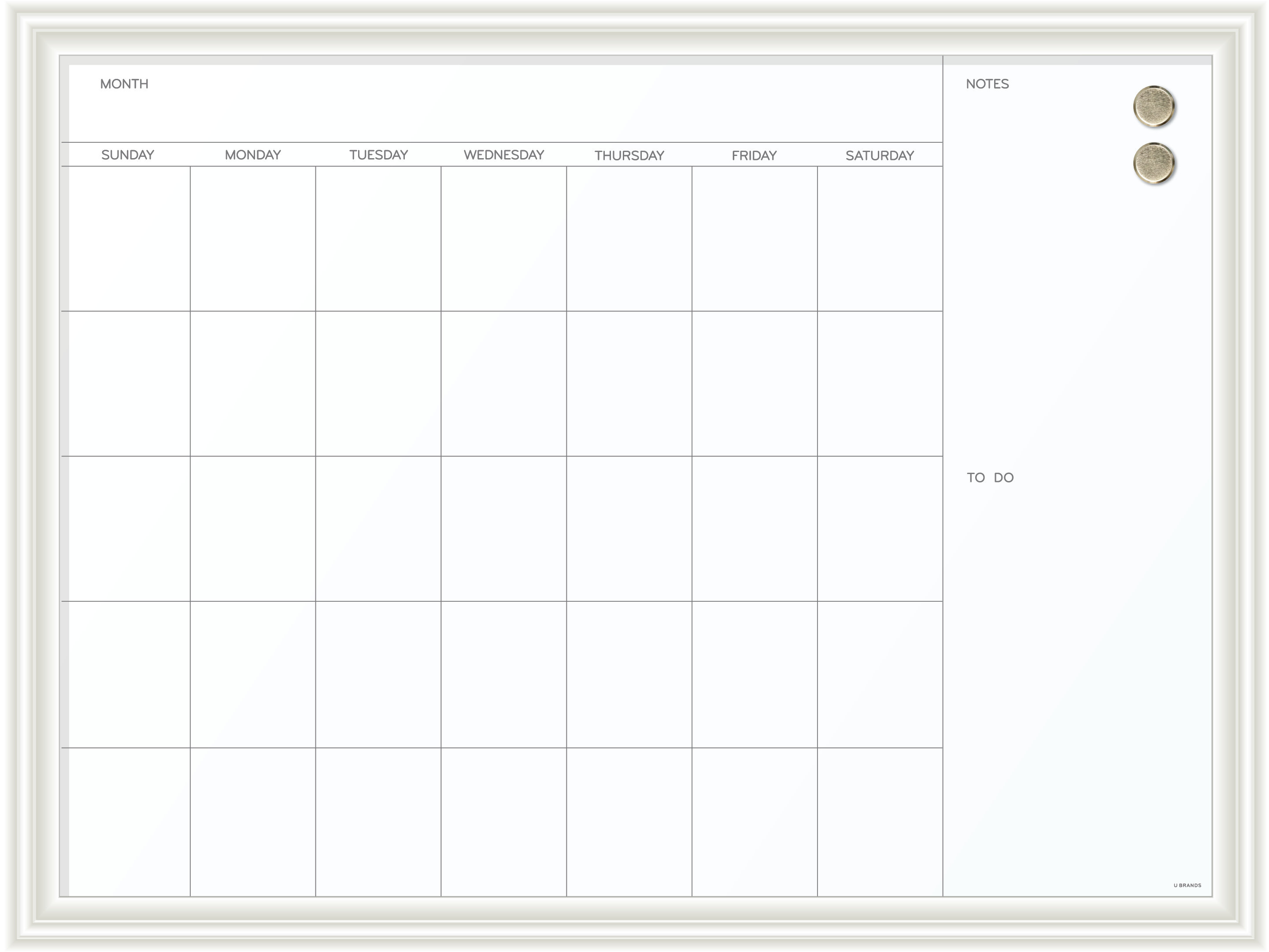 Kids Crafts 14X14 Magnetic Dry Erase Calendar Tile Board Marker And 