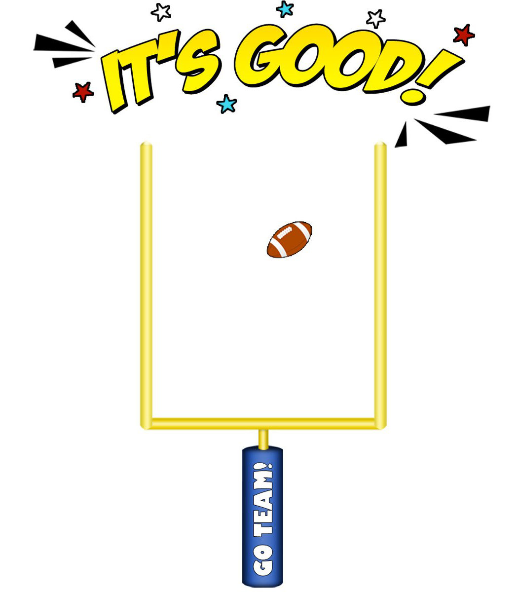 Harriet Bee Jakes Field Goal Post Wall Decal Wayfair