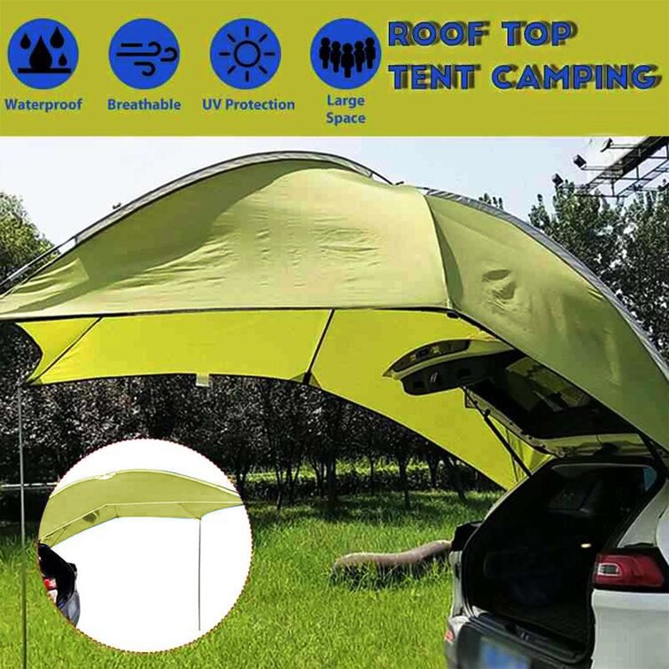 Portable Car Rear Car Side Tent Outdoor Camping Multi-Person Rainproof Shade 