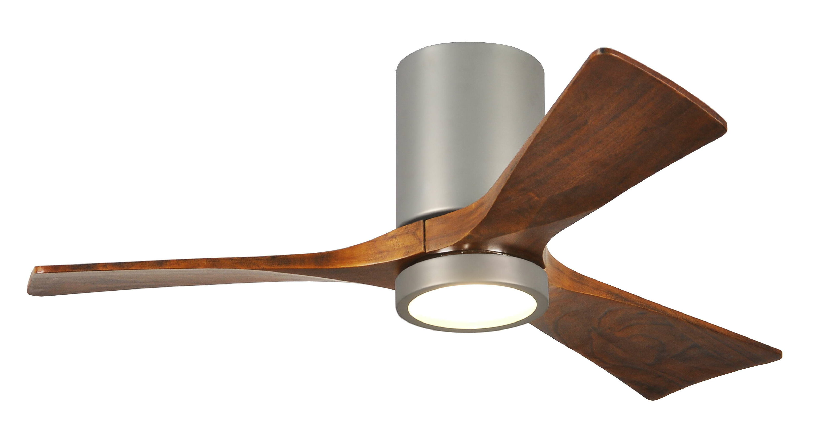 42 Trost 3 Blade Hugger Ceiling Fan With Wall Remote And Light