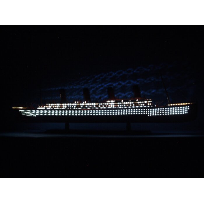 40 Ss United States Limited Model Cruise Ship With Led Lights