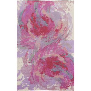 Donie Hot Pink Area Rug