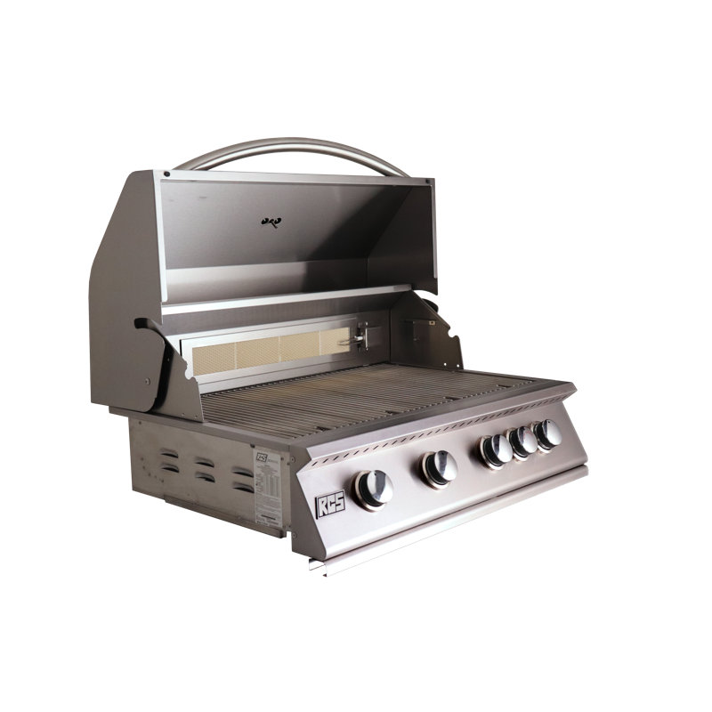 Renaissancecookingsystems Rcs Premier 4 Burner Built In Convertible Natural Gas Grill Wayfair