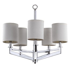 Axis 5-Light Shaded Chandelier