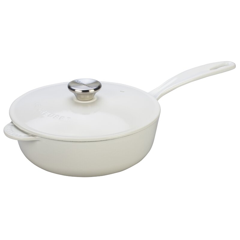 Le Creuset Enameled Cast Iron Saucier Pan with Lid & Reviews | Wayfair