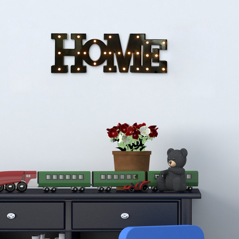 Adecotrading Led Home Letter Wall Decor Reviews Wayfair