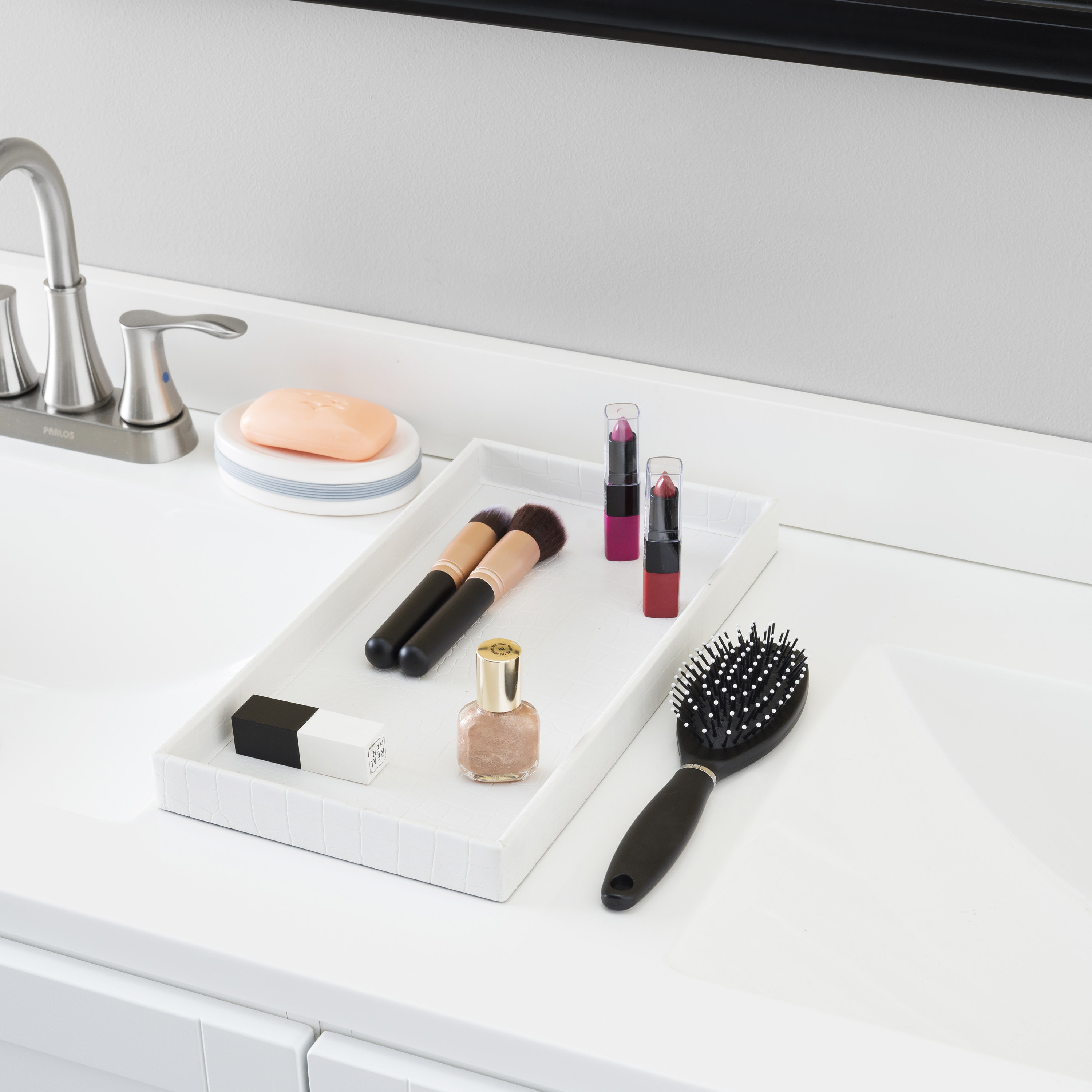 Ebern Designs Ailene Leather Vanity Tray Wayfair Ebern Designs Ailene Leather Vanity Tray Wayfair