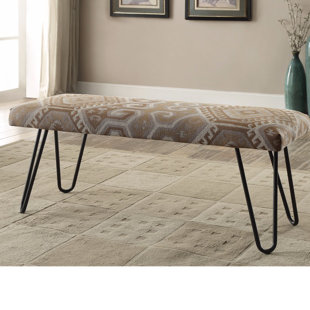Go to store & view more images Union Rustic Passmore Rustically Enthralling Upholstered Bench