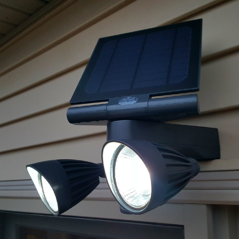 Pacific Accents 5 Watt Led Solar Power Spot Light With Motion