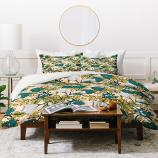 Go to store & view more images East Urban Home Marta Barragan Camarasa Tropical Bloom Duvet Set