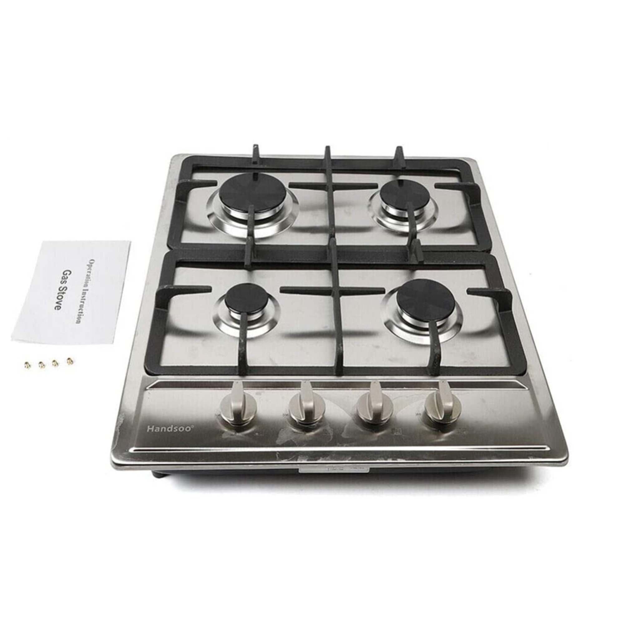23.2" 4 Burners Built-In Stove Top Gas Cooktop Kitchen Easy to Clean Gas Cooking 