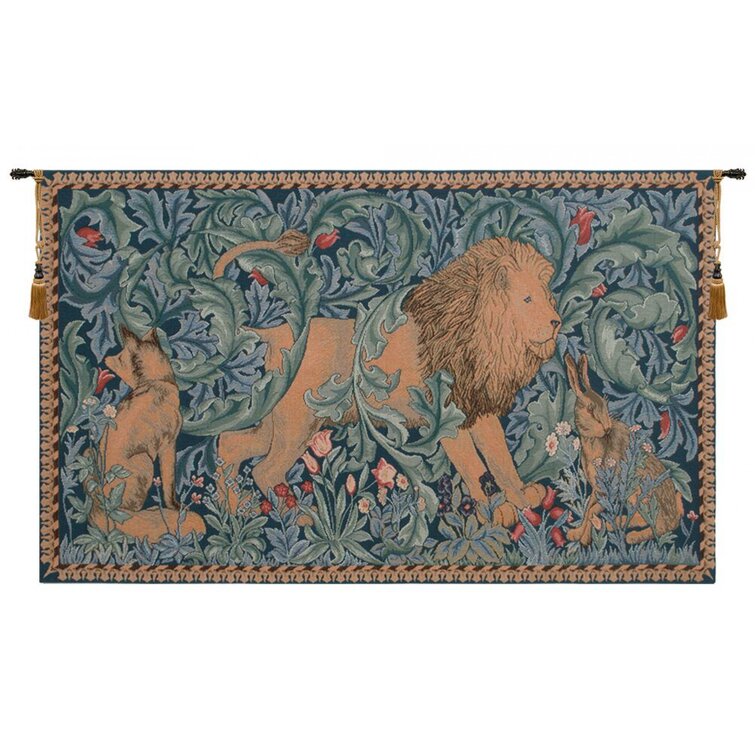 Charlotte Home Furnishings Lion I European Tapestry Wayfair