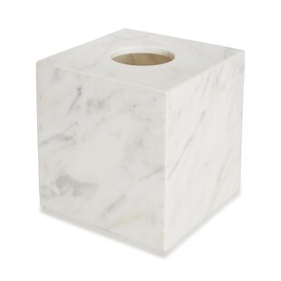 black marble tissue box cover