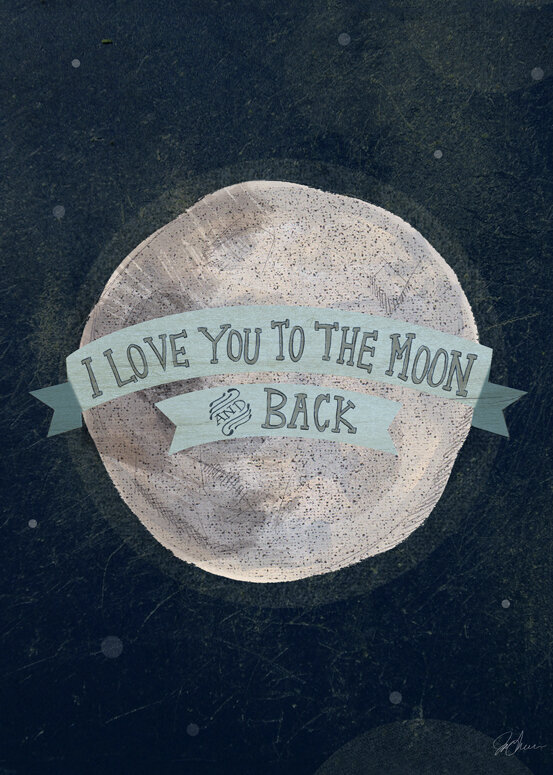 Oopsy Daisy I Love You To The Moon And Back Framed Painting Print Wayfair