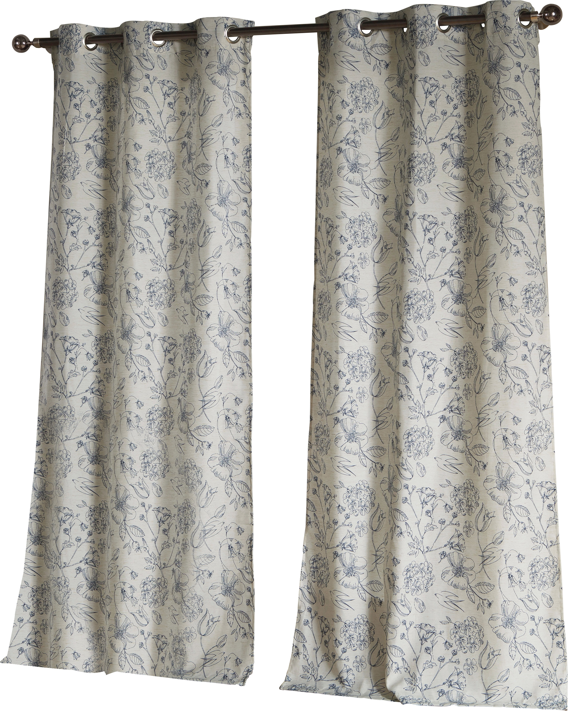 Kess Inhouse Ebi Emporium Bright Horizons 5 Sheer Curtains 30 X 84