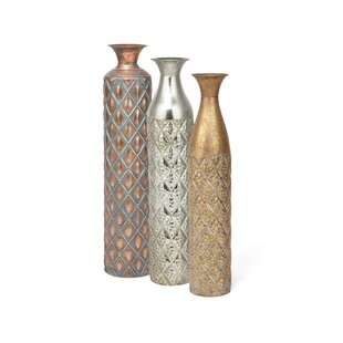 Tuscan Metal Floor Vase Wayfair