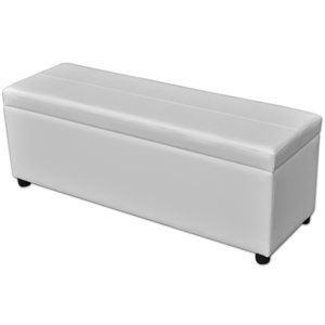 Schlafzimmerbank aus Kunststoff mit Stauraum von Home Etc