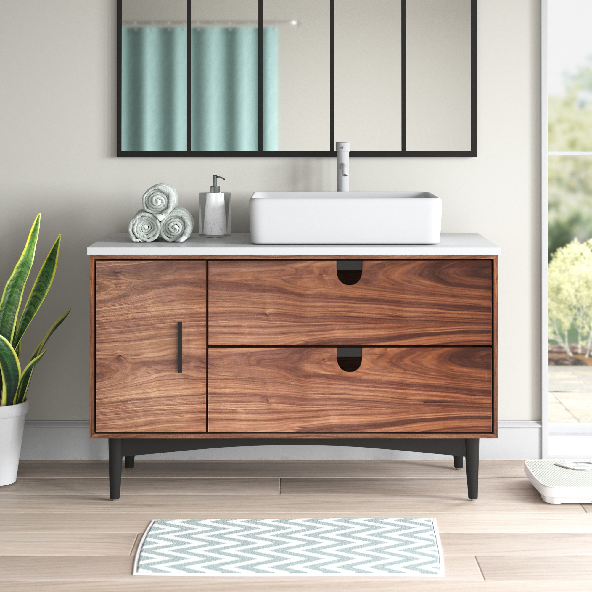 Kartonrepublic Portree 48 Single Bathroom Vanity Set Reviews Wayfair