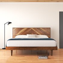 vidaXL Solid Acacia Wood Bed Frame King Size Brown Bedroom Sleeper Furniture 