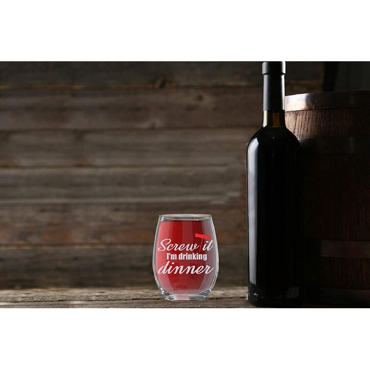 Drink Wine Like A Mother Stemless Wine Glass Gift For Mom Mom Wine Glass Mom Gift