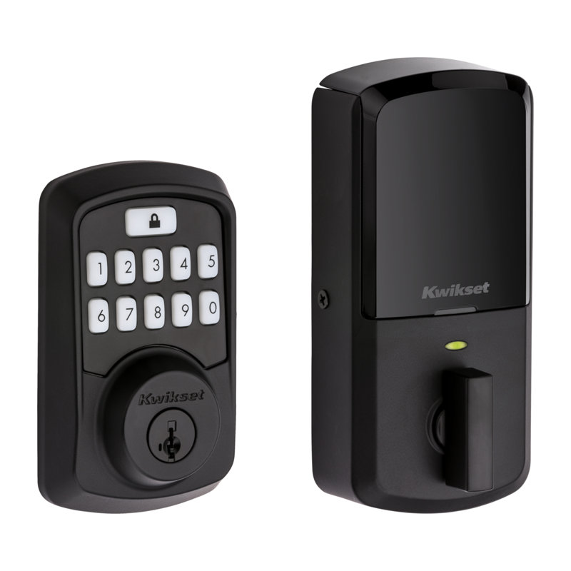 Kwikset Aura Single Cylinder Smart Deadbolt With Bluetooth