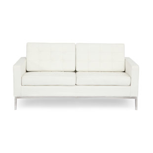 Go to store & view more images Kardiel Modern Leather Loveseat