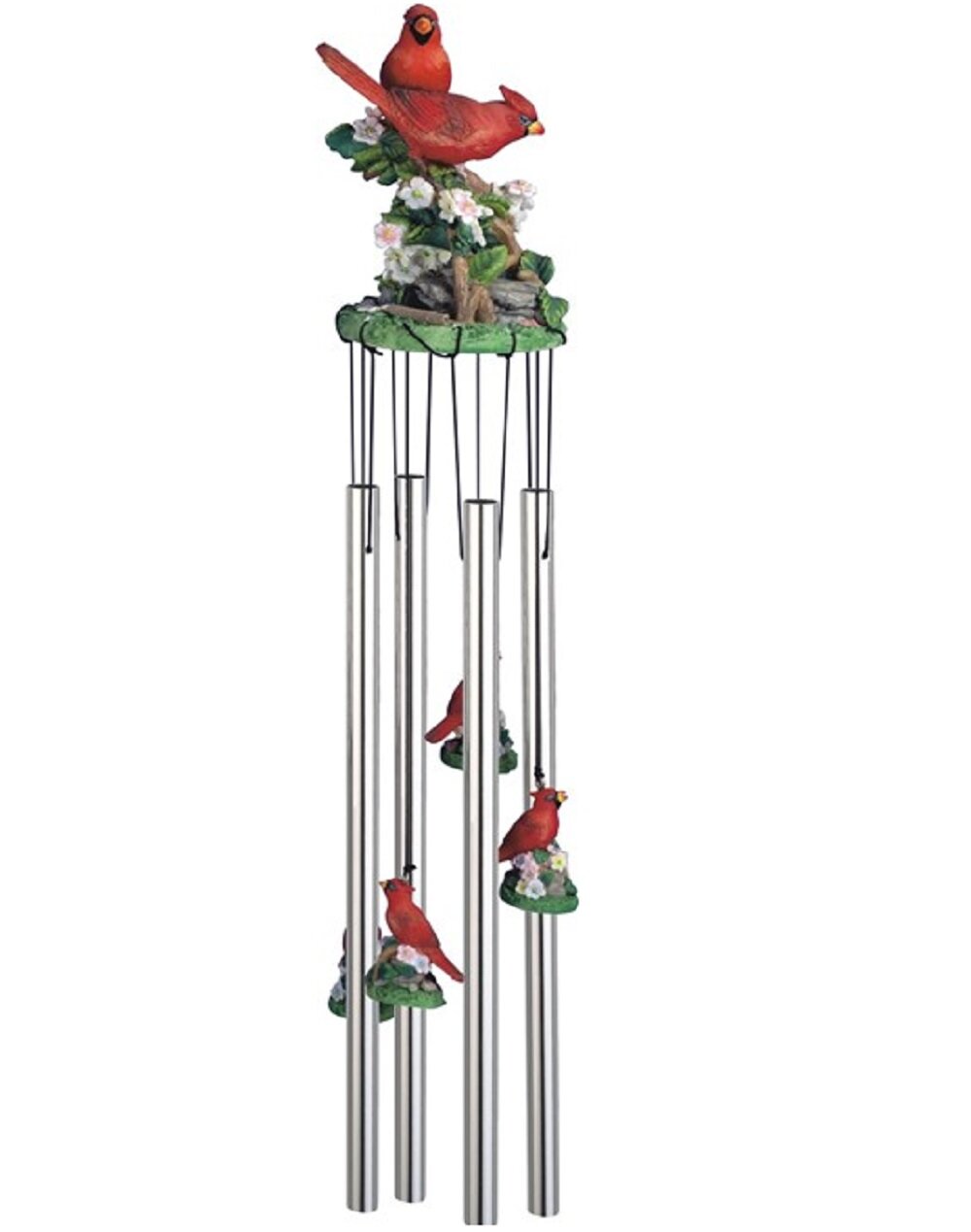 Arlmont & Co. Afraa Northern Cardinals Wind Chime | Wayfair