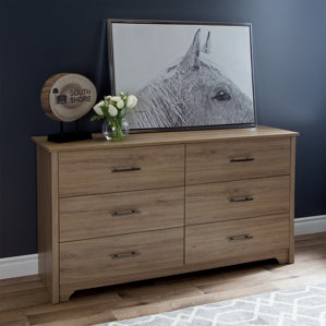 Fusion 6 Drawer Double Dresser by South Shore