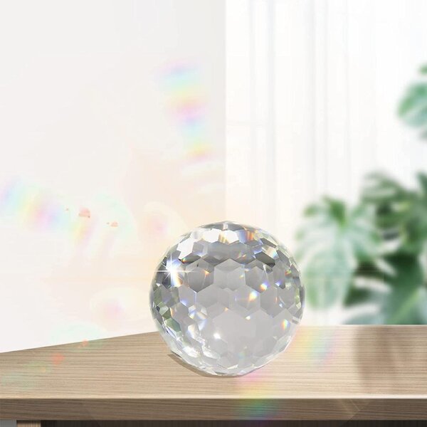 6Pc Rainbow CRYSTAL Ball Chandelier Parts Prism Crystal Window Decor SUNCATCHER 