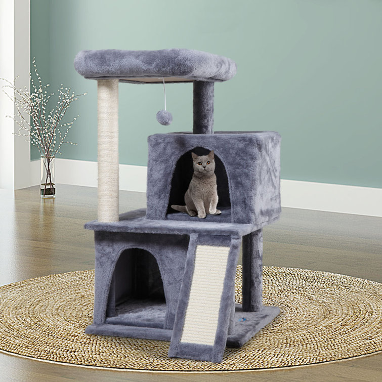 teal cat tree