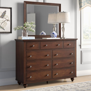 Go to store & view more images Oradell 9 Drawer Dresser with Mirror by Birch Lane™ Heritage