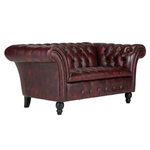 Sofa Chesterfield aus Echtleder von Massivum