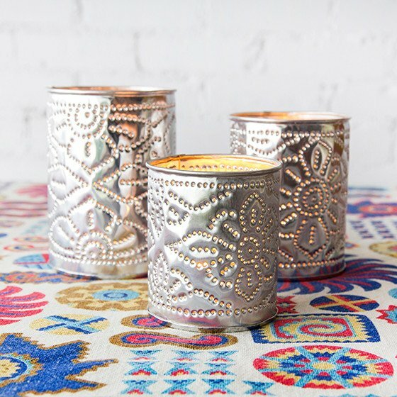 metal votive holder