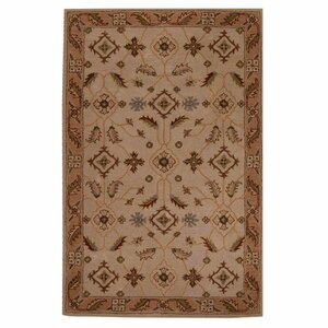 Hand-Tufted Beige/Brown Area Rug