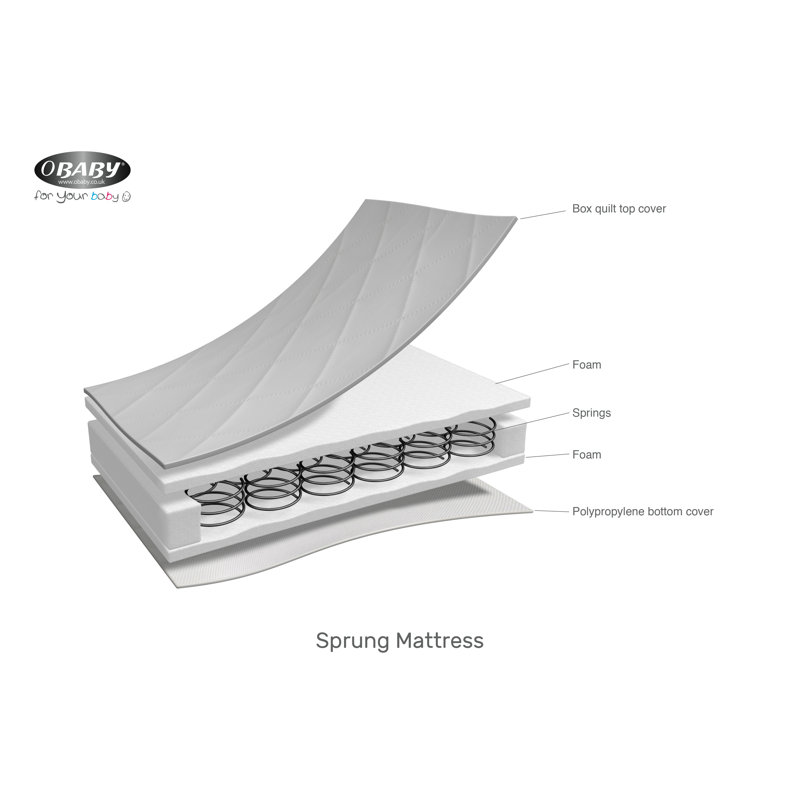 obaby mattress 120 x 60