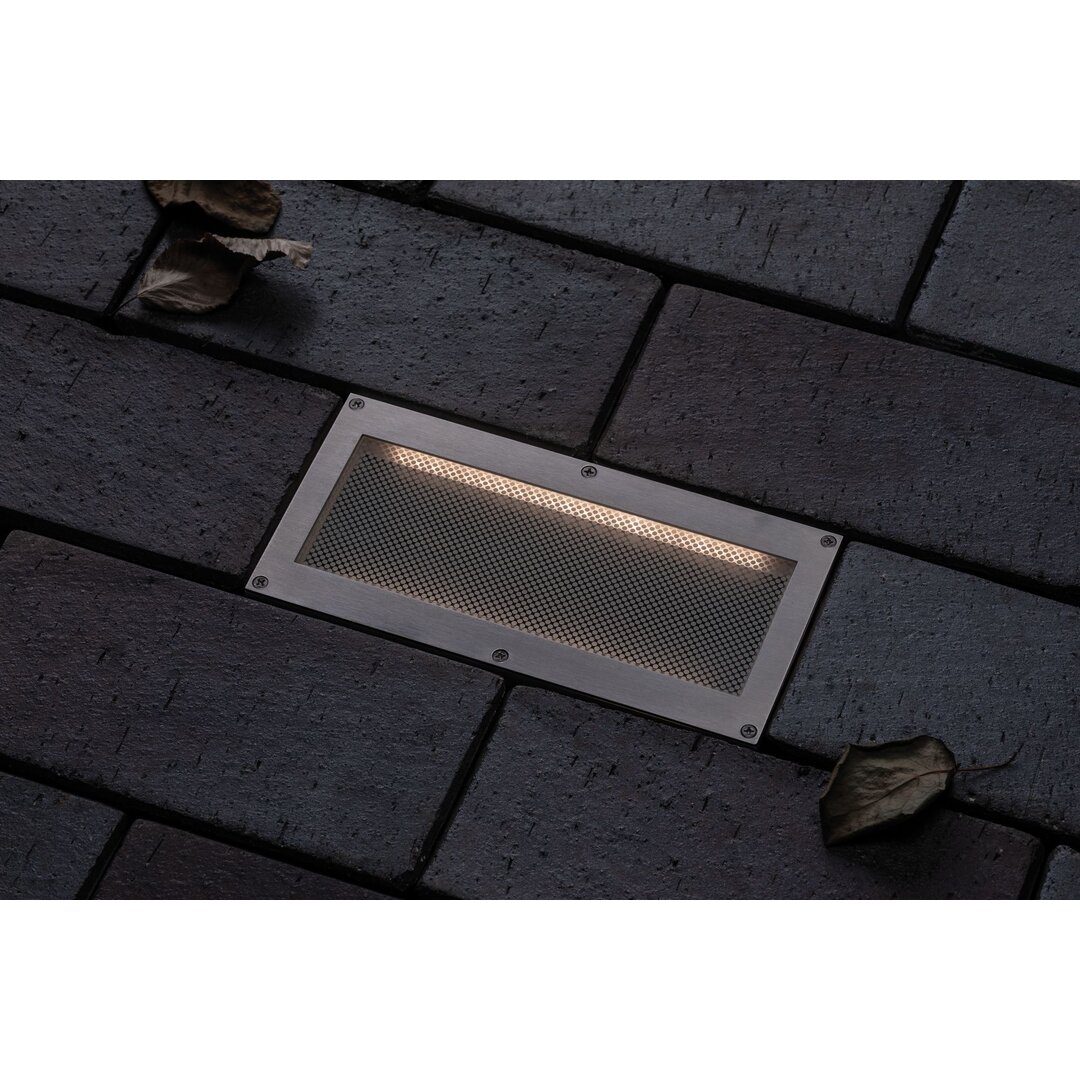 Aron White Low Voltage Solar Powered Integrated LED Metal