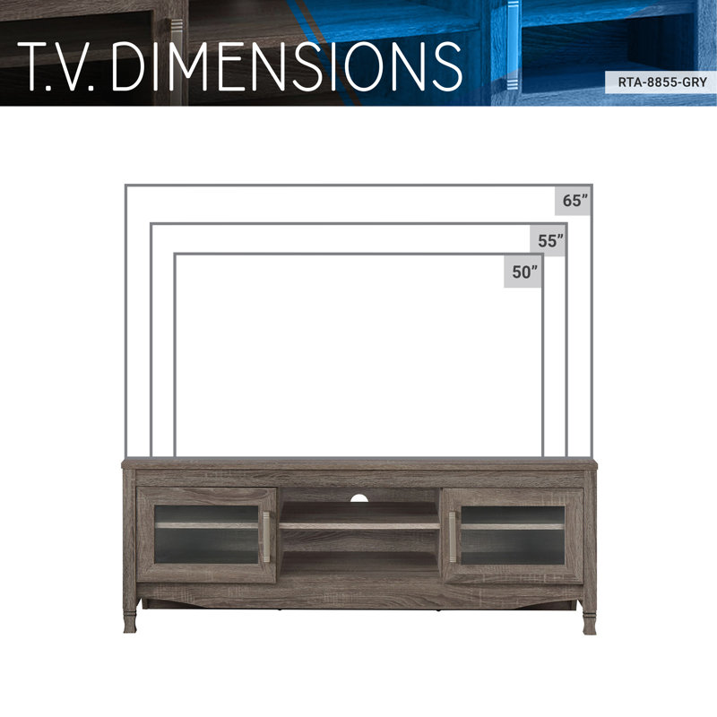 Highland Dunes Buxton Tv Stand For Tvs Up To 65 Reviews Wayfair