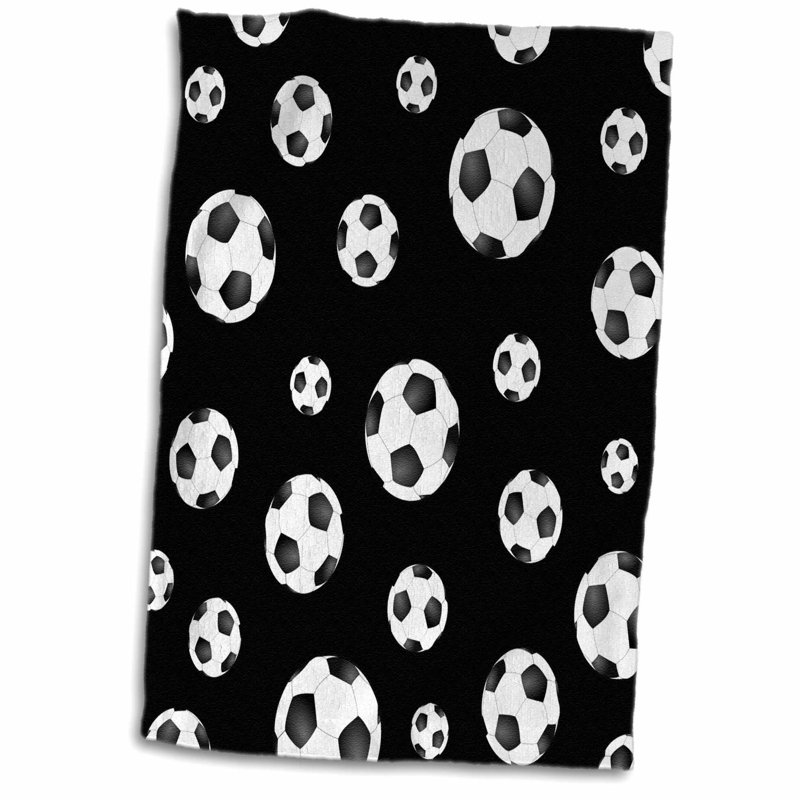 Symple Stuff Farwell Soccer Ball And British Football Hand Towel
