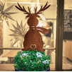 Moose garden stake