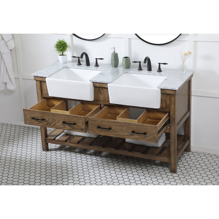 Sand Stable Alger 60 Double Bathroom Vanity Wayfair