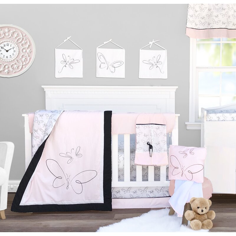 Harper Orchard Butterfly 13 Piece Crib Bedding Set | Wayfair